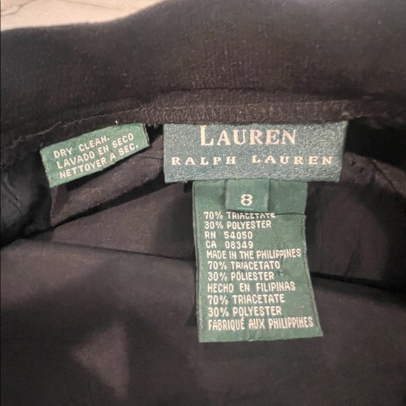 Ralph Lauren Classic Long Black Maxi Skirt With Pockets Size 8 - Picture 5 of 6